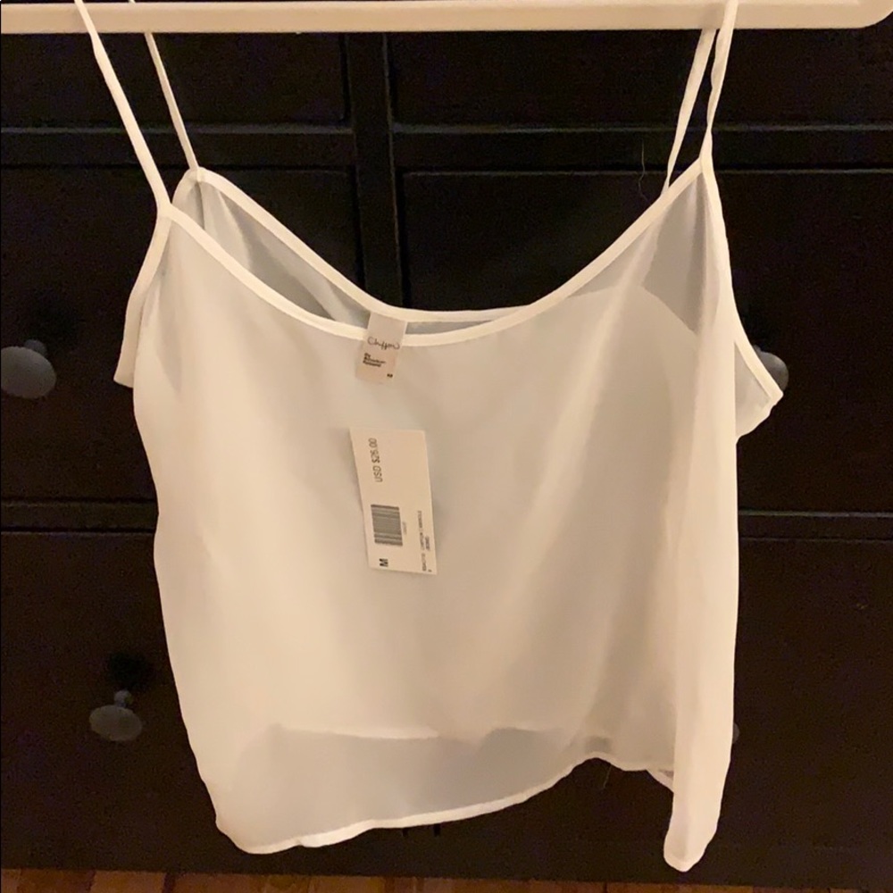 American apparel chiffon cami